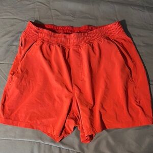 Men's Lululemon Red Athletic Shorts 5”